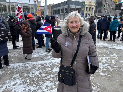AARON EPP / FREE PRESS
                                Diane Zack, coordinator of the Manitoba-Cuba Solidarity Committee, has travelled to Cuba approximately 30 times in the last three decades.