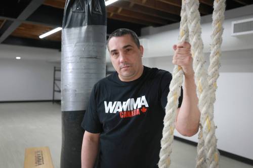 RUTH BONNEVILLE / FREE PRESS
                                Sports UFC Portrait of former local UFC fighter Roland Delorme.