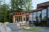 The lakefront home in in Ontario’s Muskoka Lakes, shown in this handout photo, that serves as the setting for the season finale of Crave’s hit gay hockey drama 