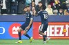 Vancouver Whitecaps' Thomas Muller, left, and Edier Ocampo celebrate Muller's second goal against Toronto FC during the first half of an MLS soccer match, in Vancouver, on Saturday, Feb. 28, 2026. THE CANADIAN PRESS/Darryl Dyck