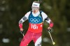 Adam Runnalls, of Canada, competes in the 4X6-kilometer mixed relay biathlon race at the 2026 Winter Olympics in Anterselva, Italy, Sunday, Feb. 8, 2026. (AP Photo/Mosa'ab Elshamy)