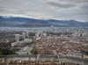 FILE - General view of the city of Grenoble, southeastern France, Sunday, July 12, 2024. (AP Photo/Laurent Cipriani, File)