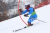Italy's Giada d'Antonio competes in an alpine ski, women's slalom portion of a team combined race, at the 2026 Winter Olympics, in Cortina d'Ampezzo, Italy, Tuesday, Feb. 10, 2026. (AP Photo/Jacquelyn Martin)