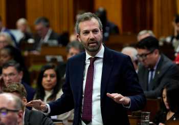 Minister of Government Transformation, Public Works and Procurement Joel Lightbound rises during question period in the House of Commons on Parliament Hill in Ottawa on Wednesday, Dec. 3, 2025. THE CANADIAN PRESS/Justin Tang