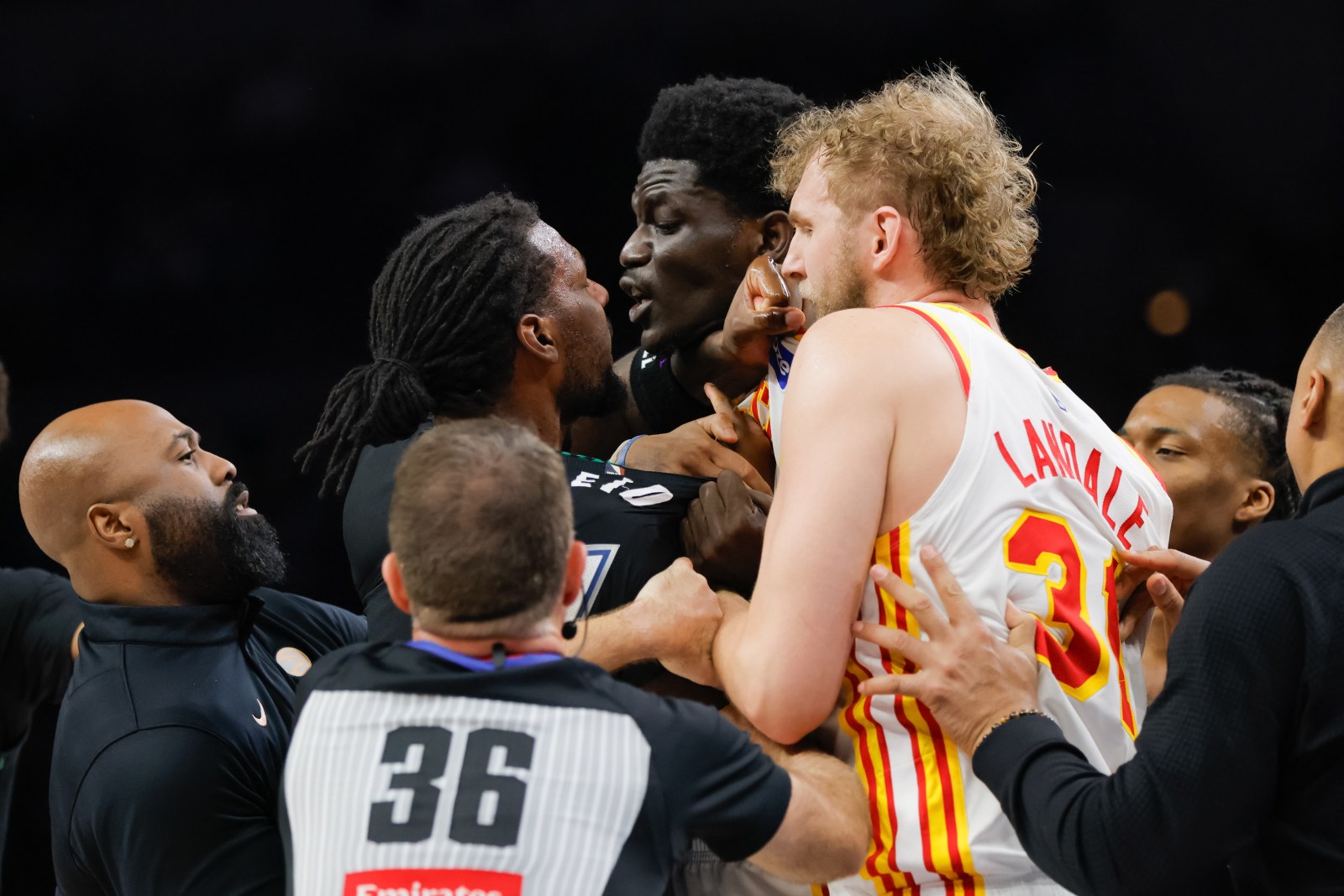 Hawks Forward Gueye Has Surgery for Fractured Left Foot