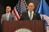 White House border czar Tom Homan holds a news conference at the Bishop Whipple Federal building on Thursday, Feb. 12, 2026 in Minneapolis. (AP Photo/Scott McFetridge)