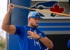 Toronto Blue Jays pitcher José Berríos warms up at Spring Training in Dunedin, Fla. on Wednesday Feb. 11, 2026. THE CANADIAN PRESS/Frank Gunn