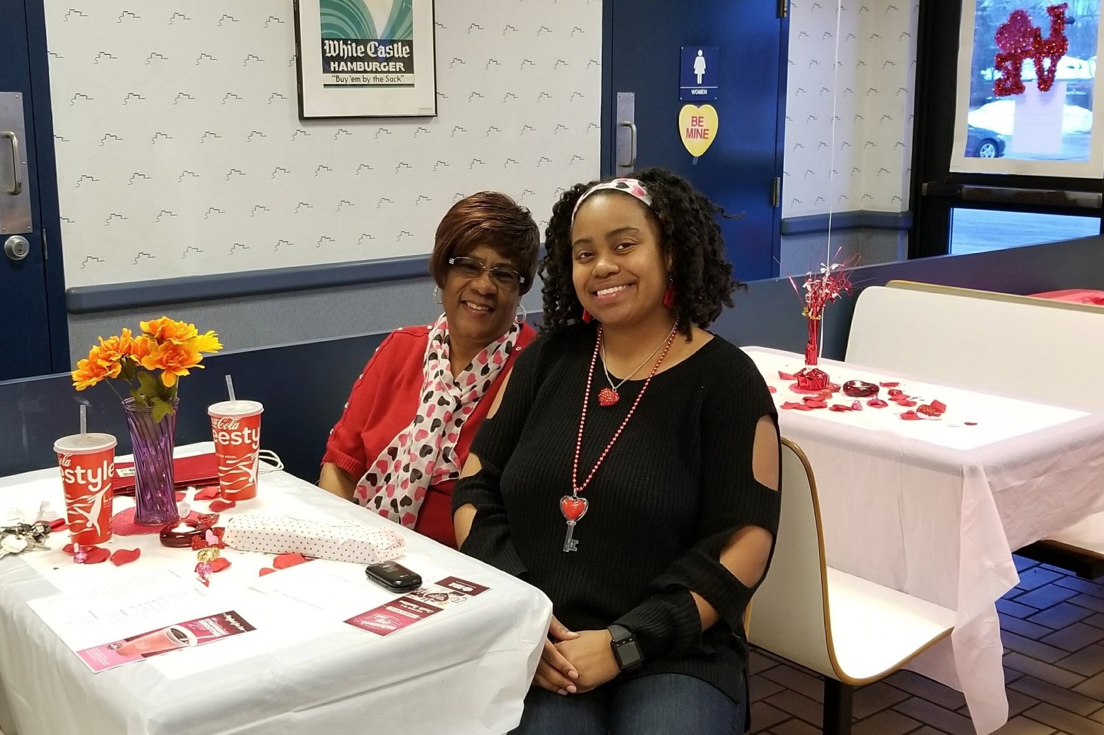 White Castle transforms restaurants for Valentine’s Day themed dinners that create memories