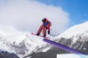 Canada's Mark McMorris competes during the men's snowboarding slopestyle qualifications at the 2026 Winter Olympics, in Livigno, Italy, Sunday, Feb. 15, 2026. (AP Photo/Abbie Parr)