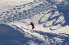 Johannes Hoesflot Klaebo, of Norway, skis uphill during the cross country skiing men's 4 x 7.5km relay at the 2026 Winter Olympics, in Tesero, Italy, Sunday, Feb. 15, 2026. (AP Photo/Matthias Schrader)