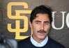 FILE - San Diego Padres general manager A.J. Preller answers questions before an Opening Day baseball game between the San Francisco Giants and the San Diego Padres, March 28, 2024, in San Diego. (AP Photo/Denis Poroy, file)