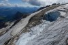 FILE - A view taken from a rescue helicopter of the Punta Rocca glacier near Canazei, in the Italian Alps in northern Italy, Tuesday, July 5, 2022. (AP Photo/Luca Bruno, File)