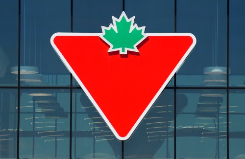 A Canadian Tire logo is displayed on a store in Ottawa on Friday, Aug. 11, 2023. THE CANADIAN PRESS/Sean Kilpatrick