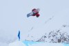 Canada's Laurie Blouin competes in run two of the women's snowboard slopestyle at the Milano Cortina 2026 Winter Olympic Games in Livigno, Italy, Wednesday, Feb. 18, 2026. THE CANADIAN PRESS/Sean Kilpatrick