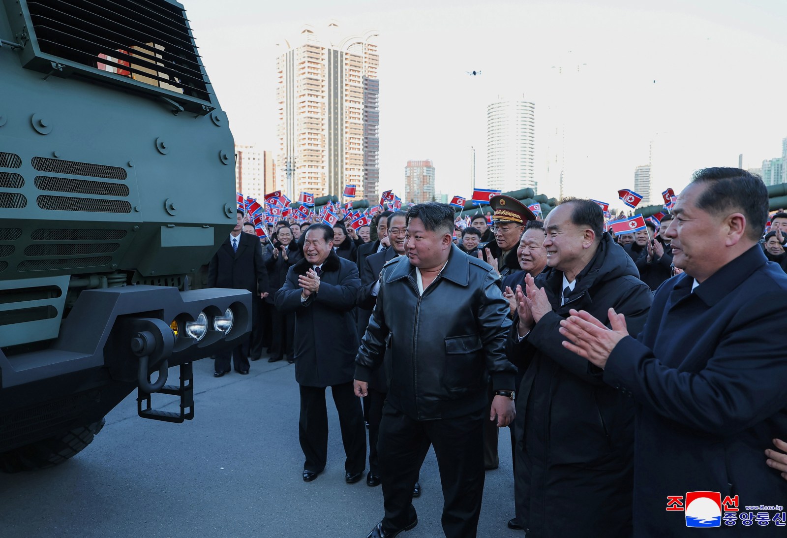North Korea Presents 600mm Rocket Launchers