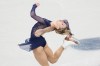 Amber Glenn of the United States competes during the women's figure skating free program at the 2026 Winter Olympics, in Milan, Italy, Thursday, Feb. 19, 2026. (AP Photo/Francisco Seco)
