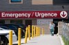 A woman walks outside St. Boniface Hospital on July 12, 2017, in Winnipeg. THE CANADIAN PRESS/John Woods