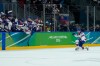 United States' Jack Hughes (86) celebrates after scoring his side's third goal during a men's ice hockey semifinal game between United States and Slovakia at the 2026 Winter Olympics, in Milan, Italy, Friday, Feb. 20, 2026. (AP Photo/Petr David Josek)