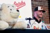 FILE - Newly-signed Baltimore Orioles first baseman Pete Alonso smiles as he's introduced during a baseball press conference, Dec. 12, 2025, in Baltimore. (Ulysses Muñoz/The Baltimore Banner via AP, File)