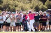 Captain Jon Rahm of Legion XIII hits his shot from the 13th fairway during the third round of the LIV Golf tournament at Grange Golf Club, Saturday, Feb 14, 2026 in Adelaide, Australia. (Mateo Villalba/LIV Golf via AP)
