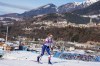 Jessie Diggins, of the United States, competes in the cross country skiing women's 50km mass start classic at the 2026 Winter Olympics, in Tesero, Italy, Sunday, Feb. 22, 2026. (AP Photo/Kirsty Wigglesworth)