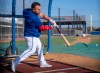 Toronto Blue Jays catcher Alejandro Kirk takes batting practice at Spring Training in Dunedin, Fla., Friday, Feb. 13, 2026. THE CANADIAN PRESS/Frank Gunn
