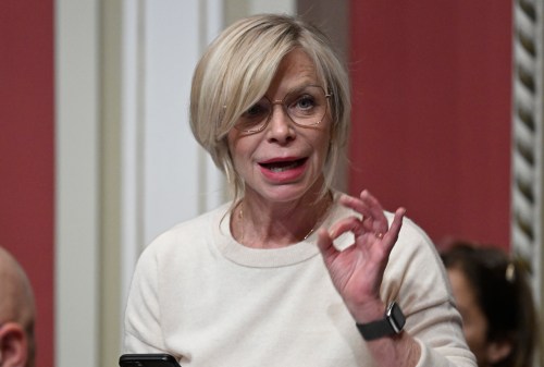 Quebec Minister Responsible for Seniors Caroline Proulx responds to the Opposition during question period at the legislature in Quebec City, Tuesday, Dec. 9, 2025. THE CANADIAN PRESS/Jacques Boissinot