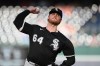 FILE - Chicago White Sox starting pitcher Shane Smith (64) throws during a baseball game against the Washington Nationals, Sept. 28, 2025, in Washington. (AP Photo/Nick Wass, File)