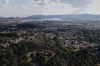 Trees and buildings dot Tapalpa, Mexico, Monday, Feb. 23, 2026, a day after the Mexican army killed Jalisco New Generation Cartel leader Nemesio Oseguera Cervantes, known as 