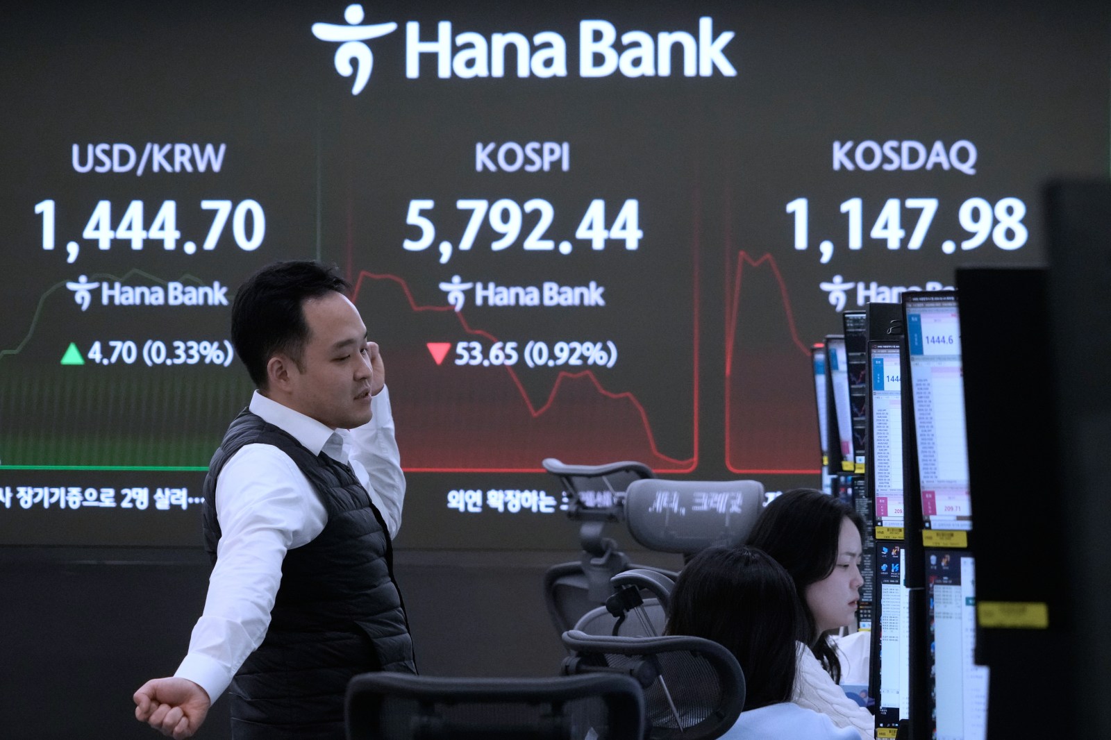 Asian Markets React To U.S. Stock Slump