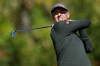 Adam Scott, from Australia, hits from the fourth tee during the third round of the Genesis Invitational golf tournament at Riviera Country Club, Saturday, Feb. 21, 2026, in the Pacific Palisades area of Los Angeles. (AP Photo/Caroline Brehman )