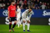 Real Madrid's Kylian Mbappe during a Spanish La Liga soccer match between Osasuna and Real Madrid in Pamplona, Spain, Saturday, Feb. 21, 2026. (AP Photo/Miguel Oses)