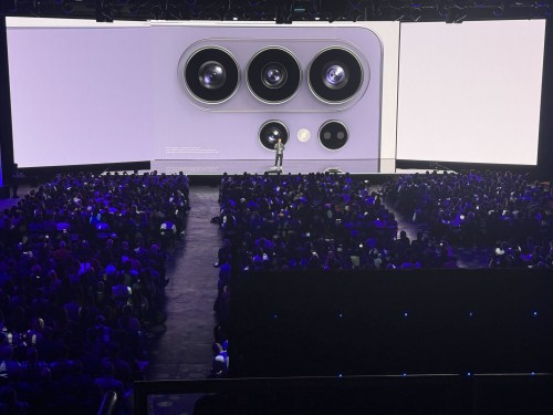 Samsung unveils its latest Galaxy smartphones during a showcase in San Francisco on Wednesday, Feb. 25, 2026. (AP Photo/Haven Daley)