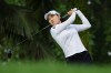 Minjee Lee of Australia tees off during the HSBC Women's World Championship at Sentosa Golf Club in Singapore, Thursday, Feb. 26, 2026. (AP Photo/Suhaimi Abdullah)