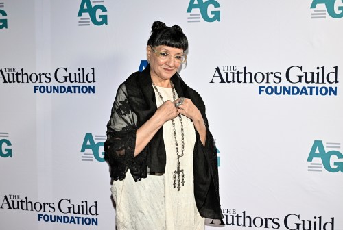 FILE - Sandra Cisneros attends the Authors Guild Foundation Dinner at Gotham Hall on Monday, April 7, 2025, in New York. (Photo by Evan Agostini/Invision/AP, File)