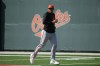 Baltimore Orioles' Samuel Basallo works out during spring training baseball Sunday, Feb. 15, 2026, in Sarasota, Fla. (AP Photo/Matt Slocum)