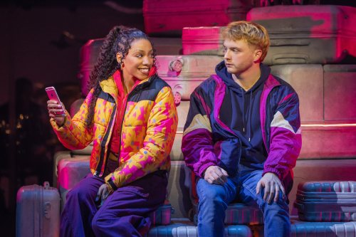 Christiani Pitts, left, and Sam Tutty appear during a performance of 