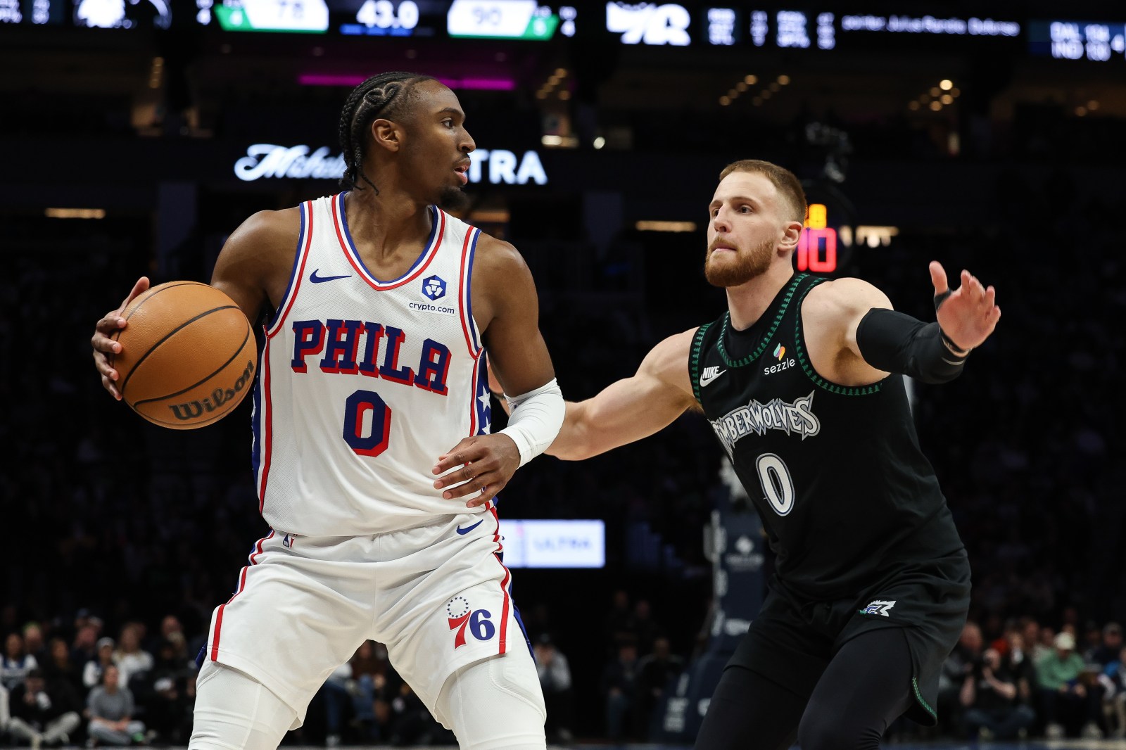 76ers Pursue LeBron James Through Maxey, Embiid and Brown