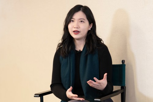 Hong Kong activist in exile Anna Kwok speaks in Washington, Friday, Feb. 27, 2026. (AP Photo)