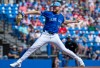 Toronto Blue Jays starting pitcher Eric Lauer pitches in 1st inning Spring Training action against the Philadelphia Phillies in Dunedin, Fla. on Saturday February 21, 2026. THE CANADIAN PRESS/Frank Gunn