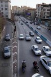 Vehicles drive along a highway following Israeli and U.S. strikes in Tehran, Iran, Saturday, Feb. 28, 2026. (AP Photo/Vahid Salemi)