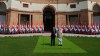 Indian Prime Minister Narendra Modi, right, shakes hands with his Canadian counterpart Mark Carney before their delegation level meeting in New Delhi, India, Monday, March 2, 2026. (AP Photo/Manish Swarup)