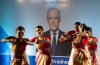 Dancers perform as Canadian Prime Minister Mark Carney arrives in New Delhi, India on Sunday, March 1, 2026. THE CANADIAN PRESS/Adrian Wyld