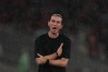 Coach Filipe Luis of Brazil's Flamengo reacts during the Recopa Sudamericana second leg final soccer match against Argentina's Lanus in Rio de Janeiro, Thursday, Feb. 26, 2026. (AP Photo/Silvia Izquierdo)