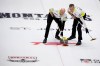 Team Manitoba-Dunstone's Ryan and EJ Harnden sweep during the Montana's Brier Canadian men's curling championship, in St. John's, N.L., on Monday, March 2, 2026. THE CANADIAN PRESS/Paul Daly