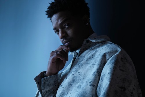 Stephan James poses for a portrait as he promotes the Netflix movie 
