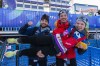 Canadian cross-country skiers Olivier Léveillé, left, and Max Hollmann, right, give coach Julia Mehre Ystgaard a lift, in this handout photo, at the 2025 FIS Nordic World Ski Championships in Trondheim, Norway, which ran Feb. 26 to March 9, 2025. THE CANADIAN PRESS/Handout - Nordiq Canada, Nathaniel Mah (Mandatory Credit)