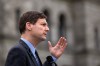 B.C. Premier David Eby speaks during a press conference following the throne speech at the legislature in Victoria, on Thursday, Feb. 12, 2026. THE CANADIAN PRESS/Chad Hipolito