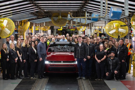 Stellantis employees in Windsor, Ont., produce the Dodge Charger EV as well as the Chrysler Pacifica minivan. (Stellantis)