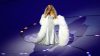 Singer Mariah Carey performs during the Olympic opening ceremony at the 2026 Winter Olympics, in Milan, Italy, Friday, Feb. 6, 2026. (AP Photo/Petr David Josek)